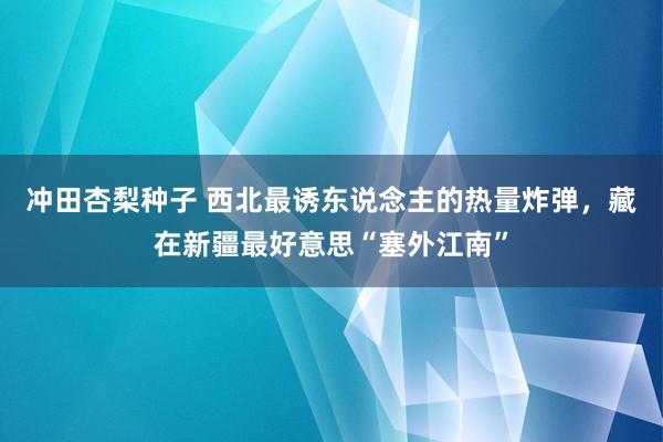 冲田杏梨种子 西北最诱东说念主的热量炸弹，藏在新疆最好意思“塞外江南”