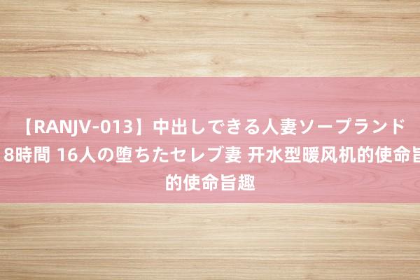 【RANJV-013】中出しできる人妻ソープランドDX 8時間 16人の堕ちたセレブ妻 开水型暖风机的使命旨趣