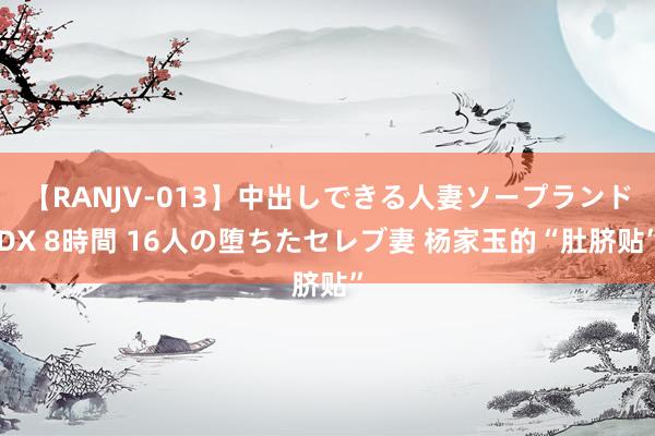 【RANJV-013】中出しできる人妻ソープランドDX 8時間 16人の堕ちたセレブ妻 杨家玉的“肚脐贴”