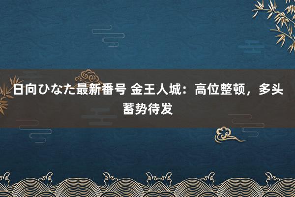 日向ひなた最新番号 金王人城：高位整顿，多头蓄势待发